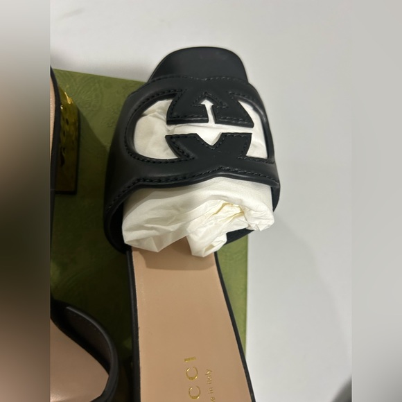 Brand new Gucci Interlocking G cut out sandal with box 6.5 - Picture 6 of 8